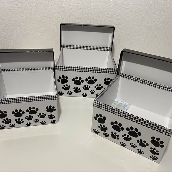 3-Piece Nested Box Sets Paws - Picture 3 of 6